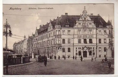52705 Feldpost Ak Magdeburg Wilhelma Olvenstedterstrasse 1916