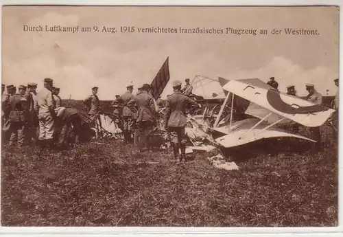52662 Ak, avion français abattu sur le front ouest 1915
