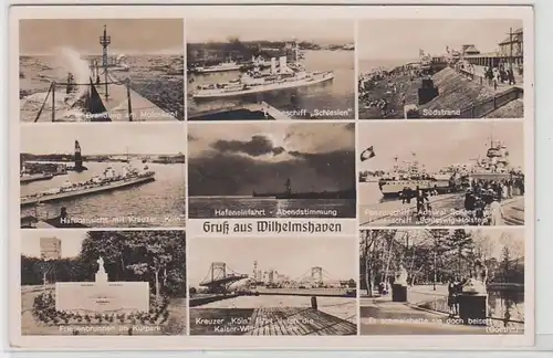 52652 Mehrbild-Ak Gruß aus Wilhelmshaven 1938