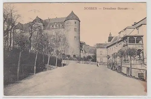 52576 Feldpost Ak Nossen Dresdner Strasse 1915