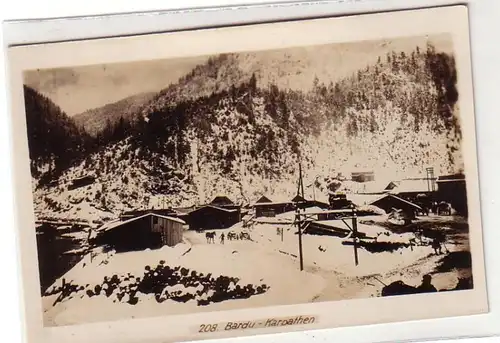 52537 Photo Bardu dans les camps d'hiver des Carpathes 1ère guerre mondiale