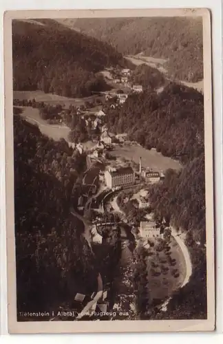 52517 Ak Profondeur dans la vallée de l'Alb, depuis l 'avion de 1934