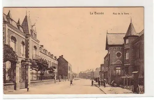 52505 Poste de terrain Ak La Basse Rue de la Gare 1915