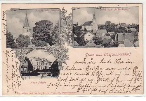 52450 Multi-image Ak Salutation de Obercunnersdorf 1900