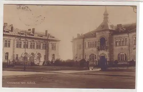 52446 Poste de terrain Ak Constanza Roumanie Château 1917