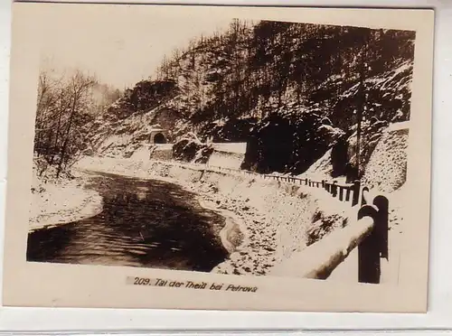 52429 Photo vallée de la Tsh près de Petrowa dans les Carpathes hiver 1ère guerre mondiale