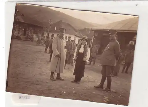 52418 Photo Officier allemand à Ruspoljana vers 1917