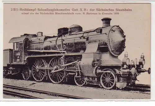 52388 Ak 2 B 1 - Heißdampf Schnellszugs Lokomotive Gatt. X H um 1910