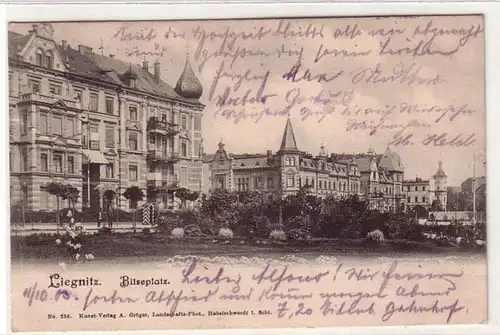 52379 Ak Liegnitz Bilseplatz 1903
