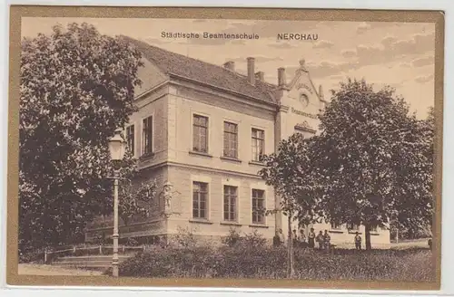 52362 Ak Nerchau Städtische Beamtenschule um 1930