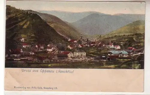 52332 Ak Salutation d'Oppenau im Renchthal 1903