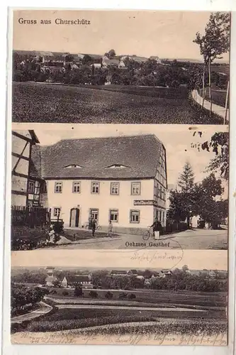 52315 Mehrbild Ak Gruß aus Churschütz Oehmes Gasthof usw. 1907