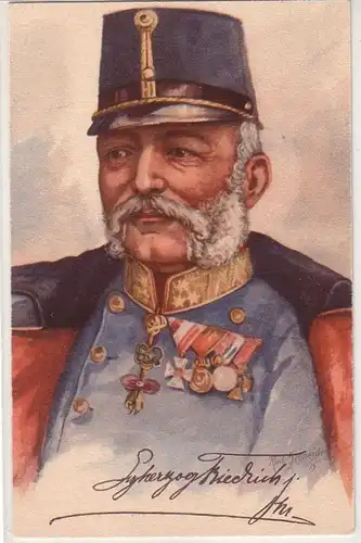 52276 Ak militaire Archiduc Friedrich Maria Albrecht de l'Autriche 1915
