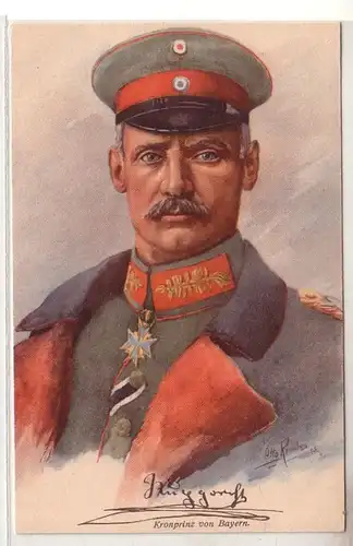 52272 Ak Militär Rupprecht Kronprinz von Bayern 1915
