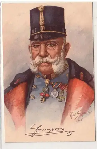 52271 Ak militaire empereur Franz Josef I. 1915