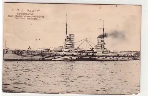52251 Ak Kriegsschiff S.M.S. "Kaiserin" 1914