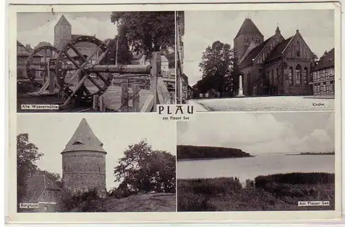 52234 Multi-image Ak Plau au lac Plauer 1939