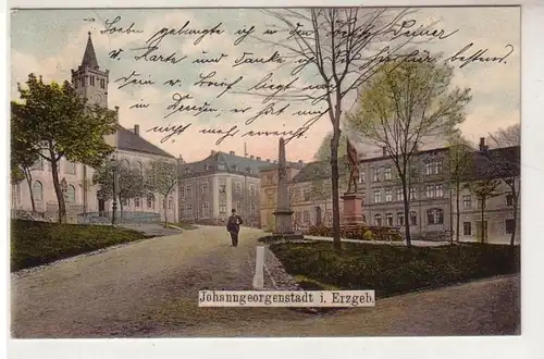 52198 Ak Johanngeorgenstadt im Erzgebirge Stadtansicht 1911