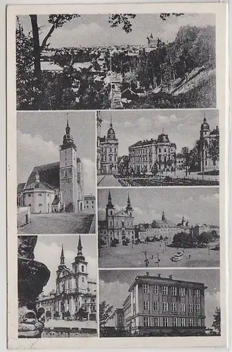 52173 Multi-image Ak Iglau Jihlava Vues de la ville 1941