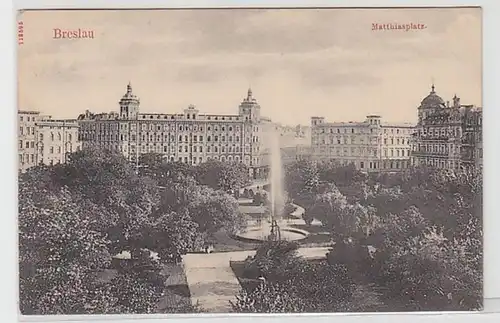 52153 Ak Breslau Matthiasplatz um 1910