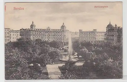 52153 Ak Wroclaw Matthiasplatz vers 1910