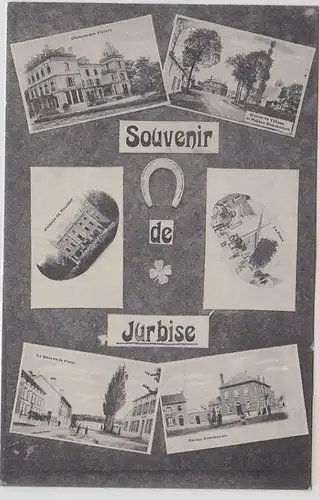 52147 Multi-image Ak Souvenir de Jurbise Belgique vers 1915