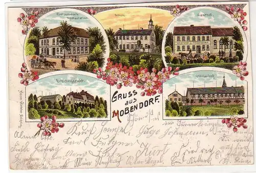 52134 Ak Lithographie Salutation de Mobendorf 1905