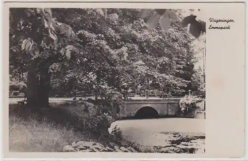 52090 Ak Wageningen Niederlande Emmapark um 1940