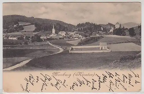 52051 Ak Moosburg (Carinthie) Vue totale 1902