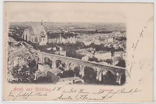 52049 Ak Gruß aus Mödling Niederösterreich Panorama 1902