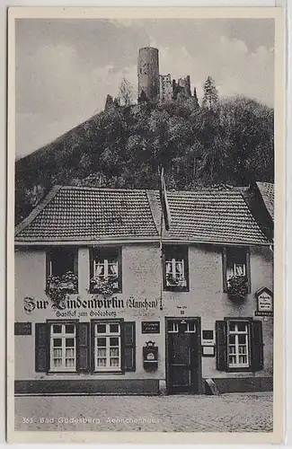 52040 Ak Bad Godesberg "Zur Lindenwirtin" Ännchenhaus 1934