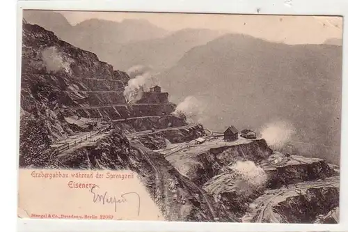 51999 Ak minerai de fer Extraction de minerai pendant la période d'explosion 1904