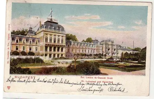 51977 Ak Budapest St. Lukasbad und Kaiserbad 1902