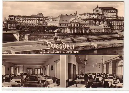 51921 Mehrbild Ak Dresden Italienisches Dörfchen 1968