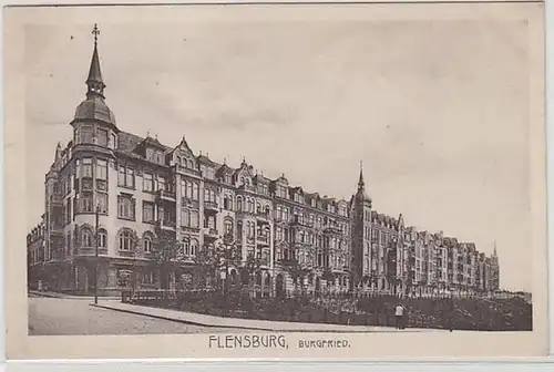 51891 Ak Flensburg Burgfried 1912