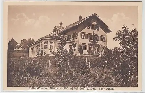 51886 Ak Kaffee-Pension Kühberg bei Seifriedsberg Bayr. Allgäu um 1930