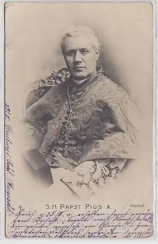 51814 Ak Seine Heiligkeit Papst Pius X. 1907