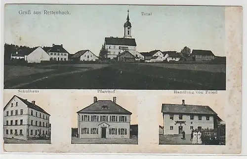 51775 Multi-image Ak Salut de Rettenbach 1914