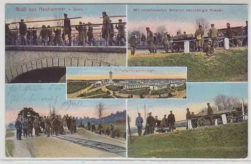 51698 Multi-image Ak Salutation de Neuhammer am Queis 1916