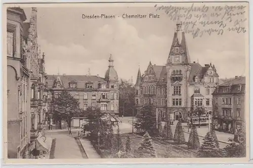 51688 Ak Dresden Plauen Chemnitzer Platz 1930