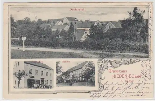 51630 Mehrbild Ak Ak Gruß aus Nieder-Eula bei Nossen 1901
