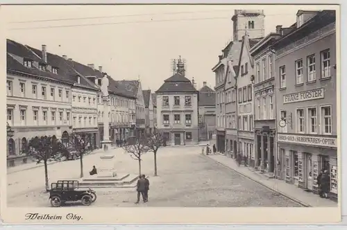 51616 Ak Weilheim Oberbayern Ortsansicht um 1930