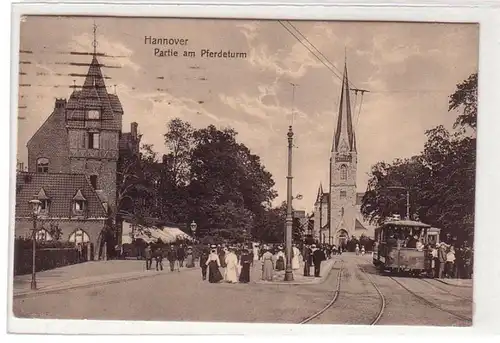 51578 Ak Hannover Partie à la tour de cheval 1918