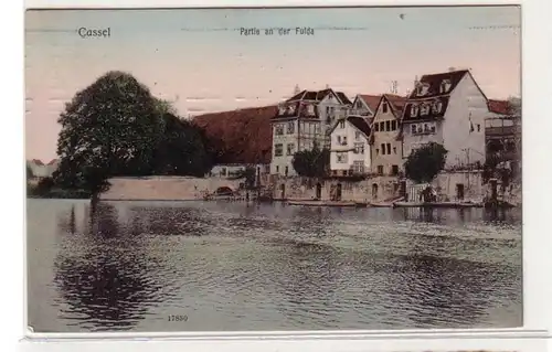 51575 Ak Cassel Partie an der Fulda 1911