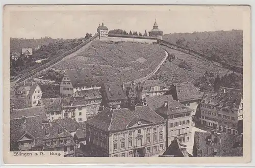 51561 Ak Eßlingen au château de Neckar vers 1925