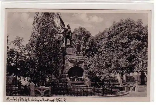 51536 Ak Kandel (Pfalz) Monument aux Guerriers 1870/71