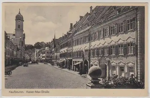 51522 Ak Kaufbeuren Kaiser Max Strasse 1942