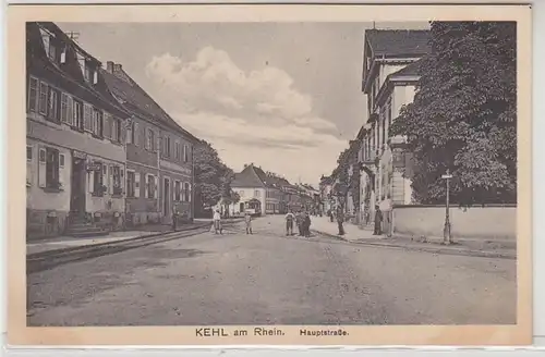51453 Ak Kehl am Rhein Hauptstrasse vers 1920