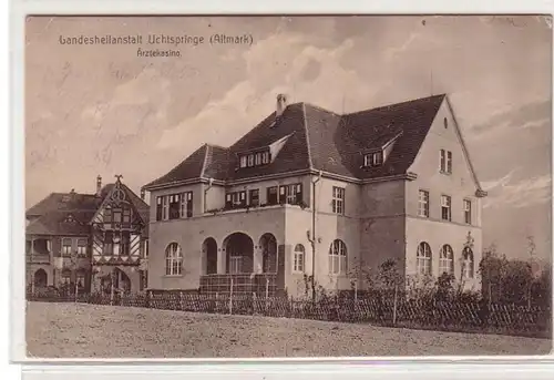 51444 Ak Landesheilanstalt Uchtspringen (Altmark) Casino médical 1915