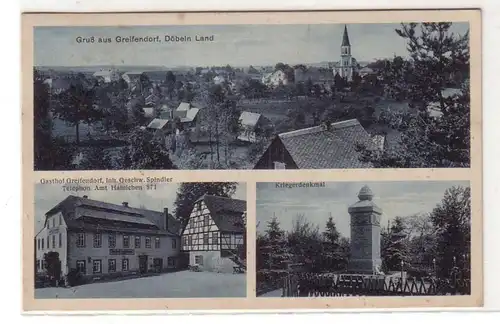 51433 Mehrbild Ak Gruß aus Greifendorf Döbeln Land 1933